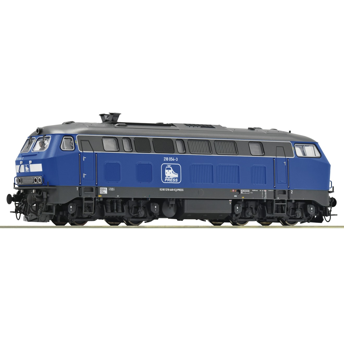 Roco 70755 - Diesellokomotive 218 054-3, PRESS, Sound, Modellbau ...