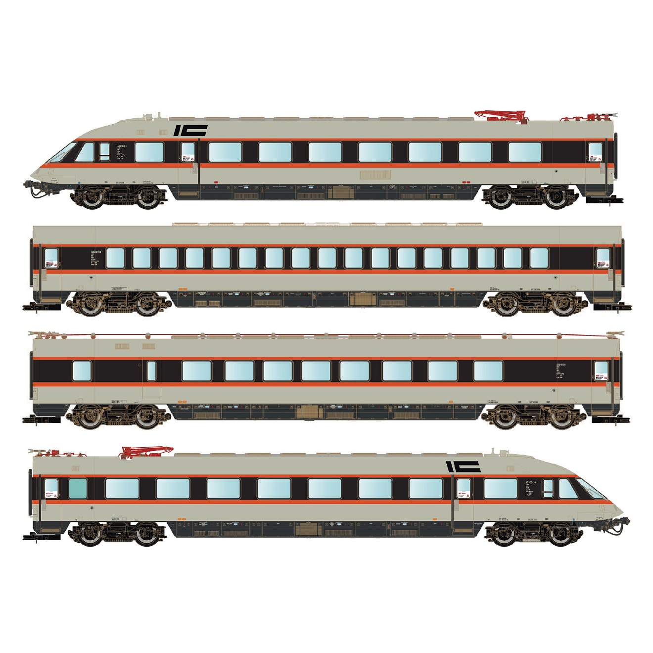 L.S. Models LS16002 - Triebzug ET 403, 4-tlg. DB, Ep.IVa, IC, Modellbau ...