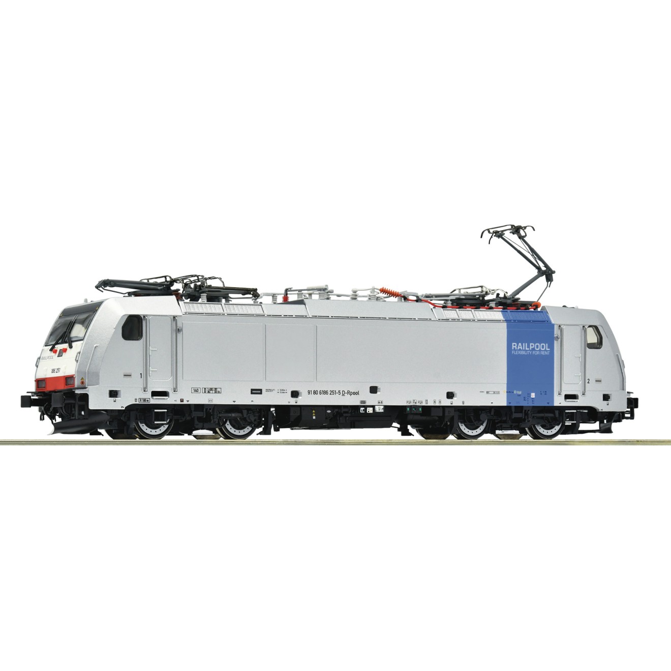 Roco 7500161 - E-Lok BR 186 Railpool DC, Modellbau Fischer günstige ...