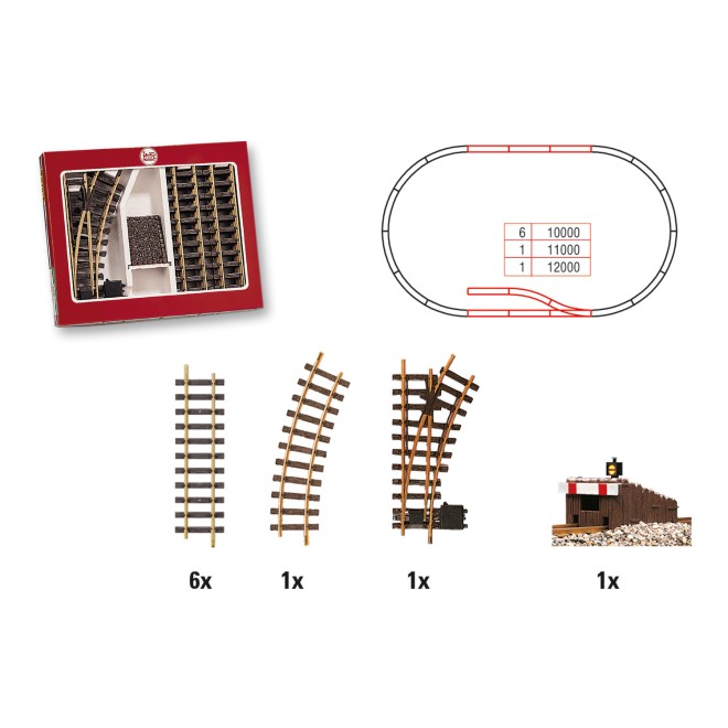 LGB 19901 - Prellbock-Gleis-Set
