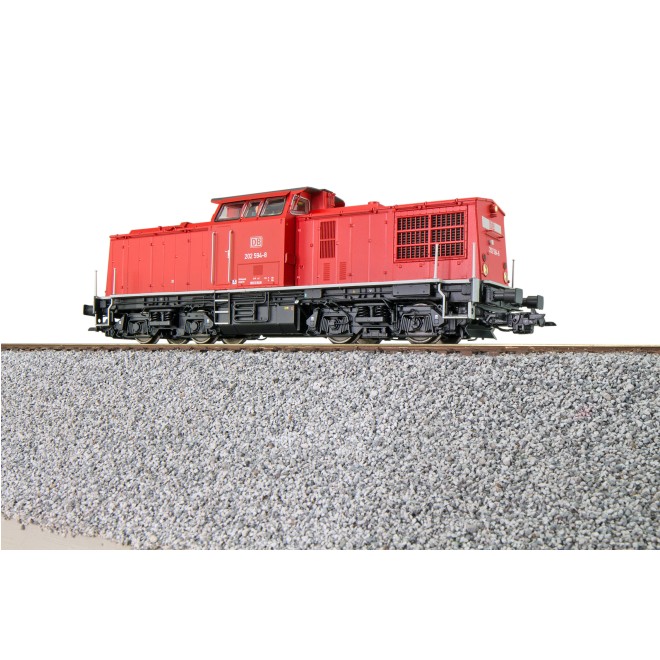 ESU 31762 - Diesellok, H0, V100 DR, 202 594 DB, verkehrsrot, Ep V, Vorbildzustand um 2000, LokSound, Rauch, Kupplung DC/AC