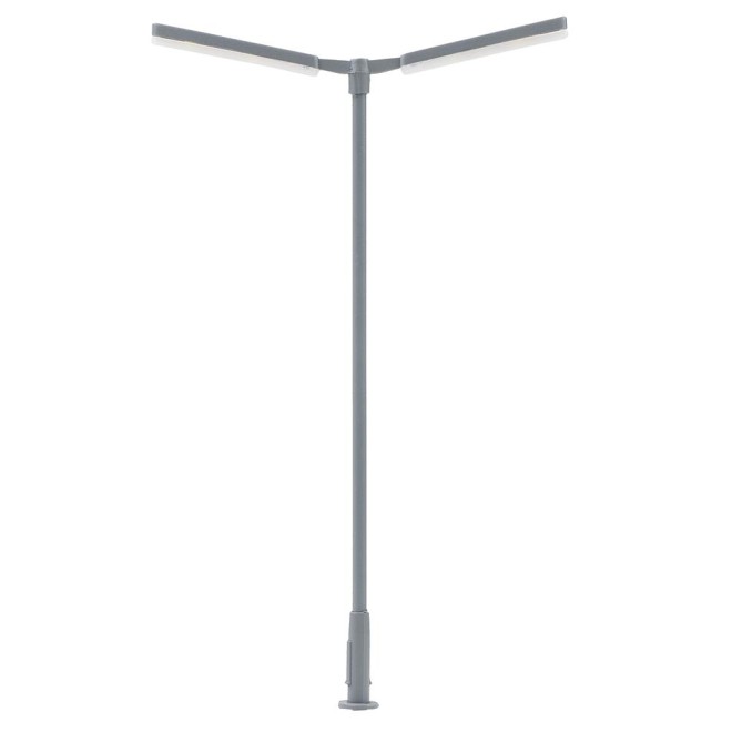 Faller 180222 - LED-Kreuzmastleuchte, zweiarm