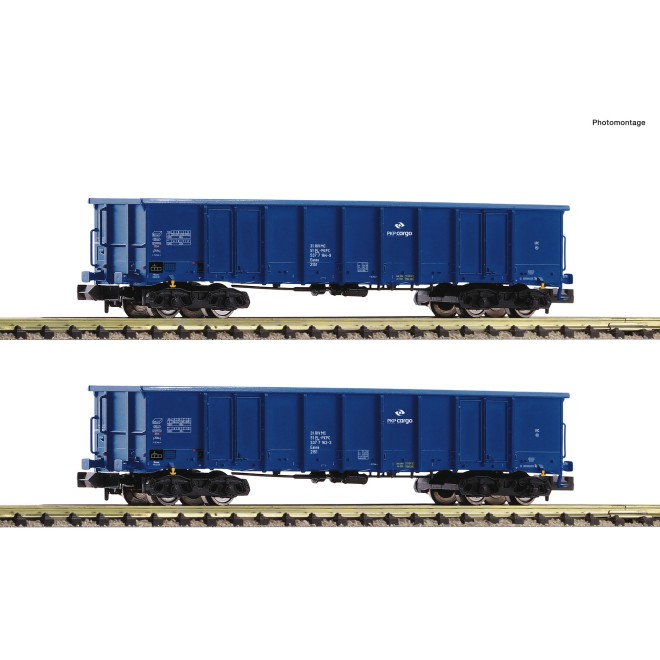 Fleischmann 830255 - 2-tlg.Set Off.Güterw.Eanos PKP