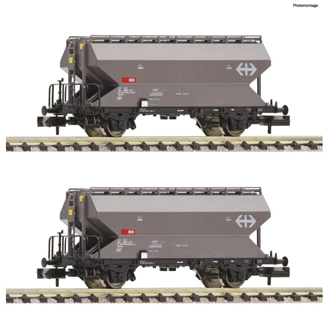 Fleischmann 830311 - 2-tlg.Set Tgpps SBB grau