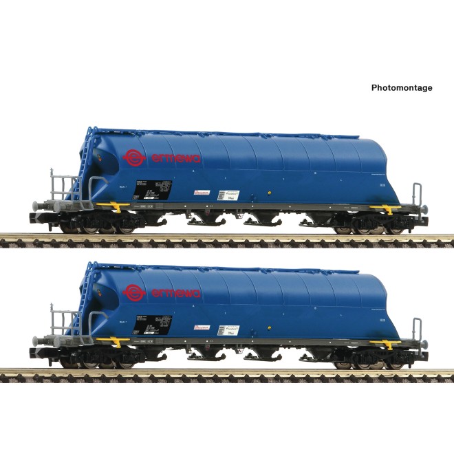 Fleischmann 849007 - 2-tlg.Staubsilow. Ermewa