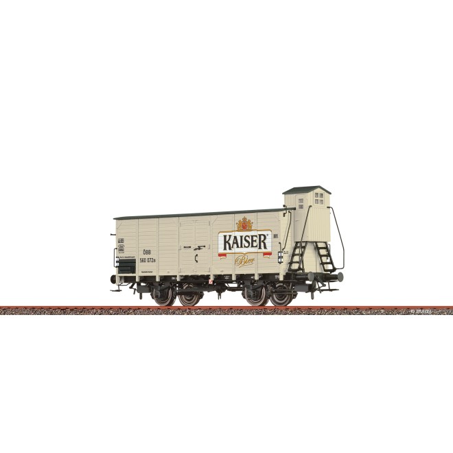 Brawa 49891 - H0 Gedeckter Güterwagen [P] Bierwagen ÖBB, III, Kaiser