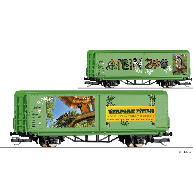 Tillig 14853 - START-Schiebewandwagen „Mein Zoo“