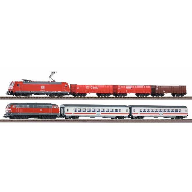 Piko 59014 - PSCwlan 2-Zug S-Set DB AG A-Gleis & B VI