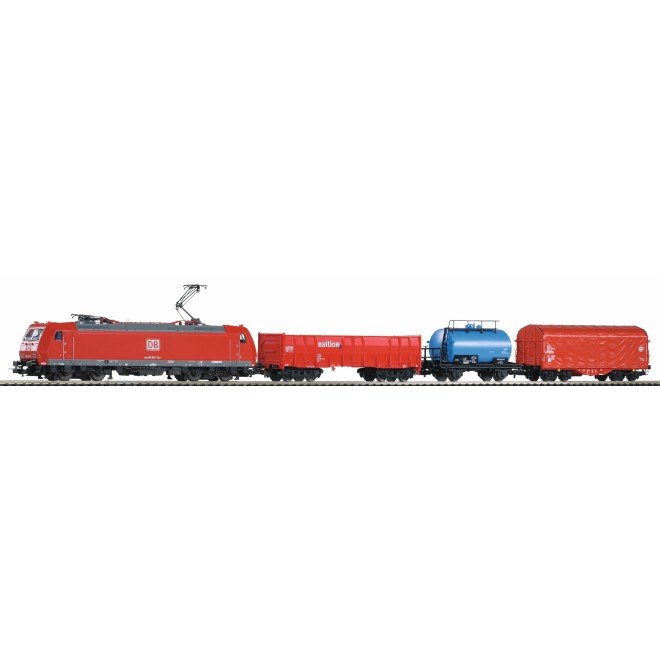 Piko 59015 - PSCwlan S-Set DB AG Güterzug BR 185 mit 3 wg. VI