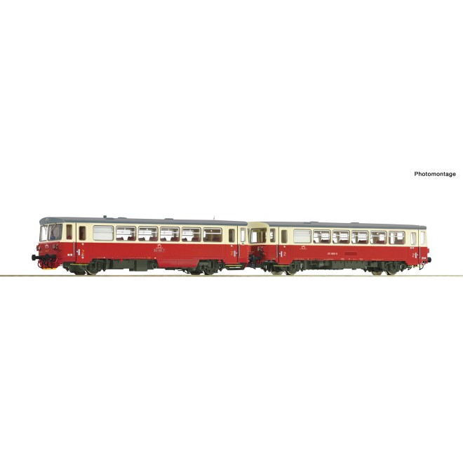Roco 70380 - Dieseltriebwagen 810 365-7 mit Beiwagen, ZSSK