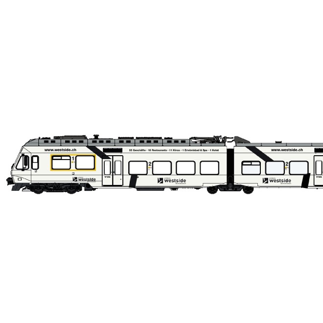 L.S. Models LS17203ACS - Triebzug RABe 525 NINA, 3-tlg. BLS/Westside, Ep.VI, AC Sound