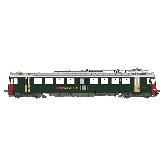 L.S. Models LS17548 - Triebwagen Rbe 4/4 (1404) SBB, Ep.Va, Prototyp, AC Sound