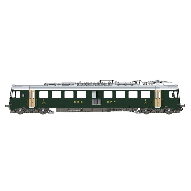 L.S. Models LS17551S - Triebwagen Rbe 4/4 (1436) SBB, Ep.IVb, AC Sound