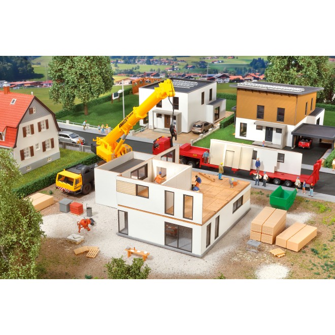 Kibri 38335 - H0 Kubushaus Julia im Bau