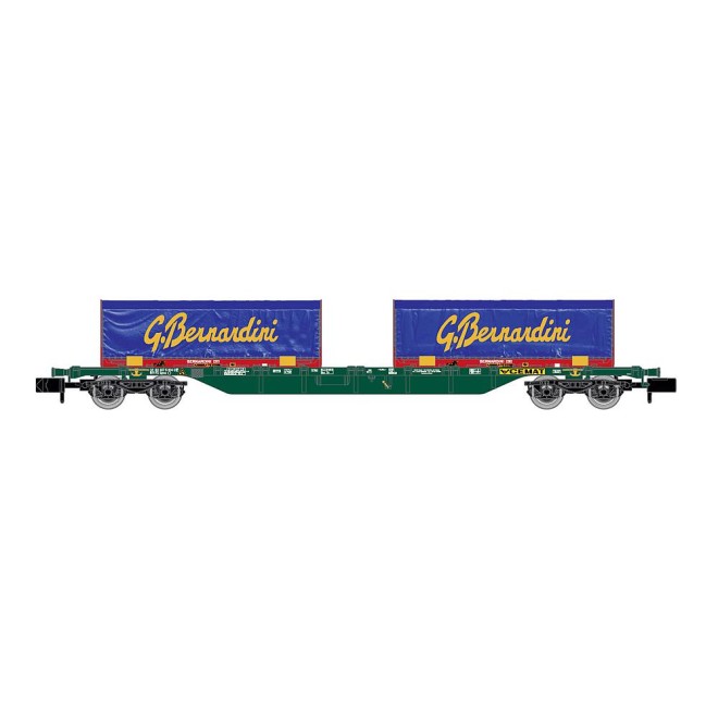 Arnold HN6655 - FS Cemat, 4 achs. Containerwagen Sgnss