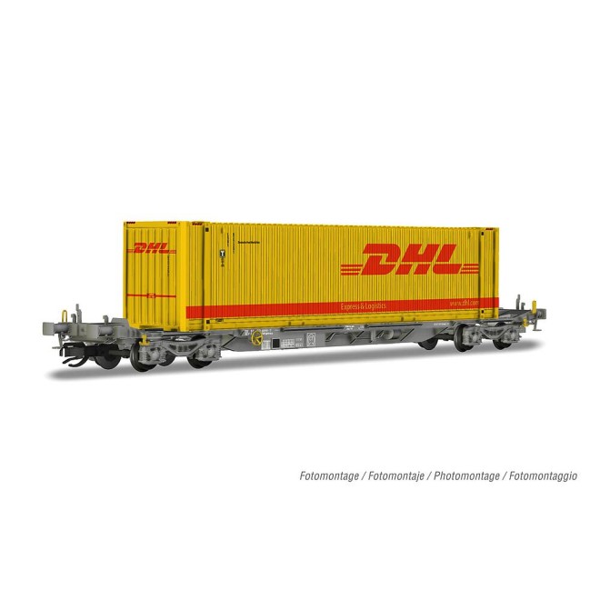Arnold HN9737 - ERMEWA, 4-achs. Containerwagen Sffgmss IFA
