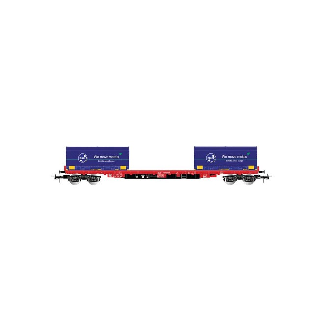 Rivarossi HR6558 - DB, 4-achs. Containerwagen Rglns 673