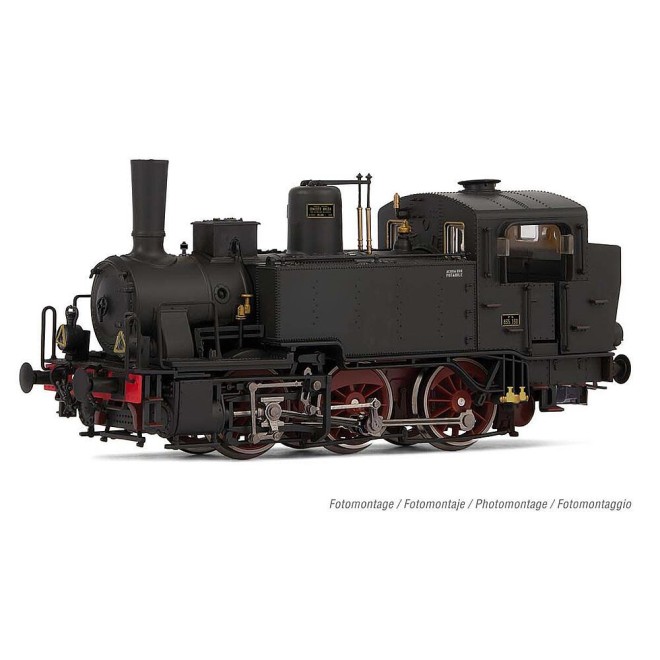 Rivarossi HR2787S - FS, Dampflokomotive Gr. 835, öllampen, Wasserkasten mit Nieten