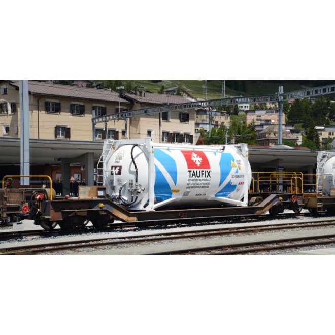 Bemo 2289141 - RhB Sb-v 7721 mit Streusalzcont.
