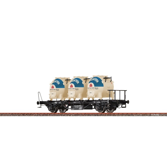 Brawa 50922 - H0 Behältertragwagen Lbs577