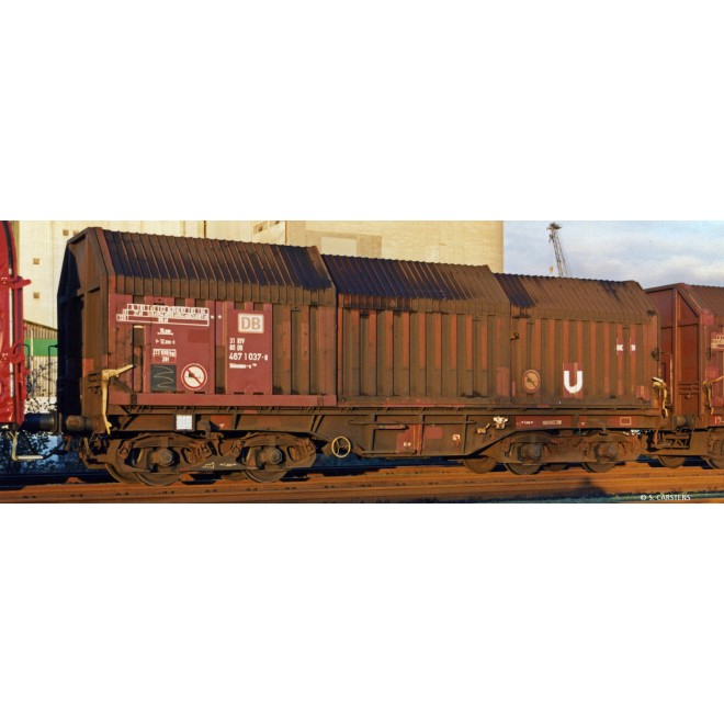 Brawa 51004 - H0 Teleskophaubenwagen Shimmns-u708 DB AG