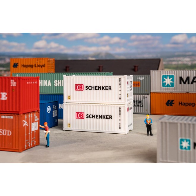 Faller 182053 - 20' Container DB, 2er-Set