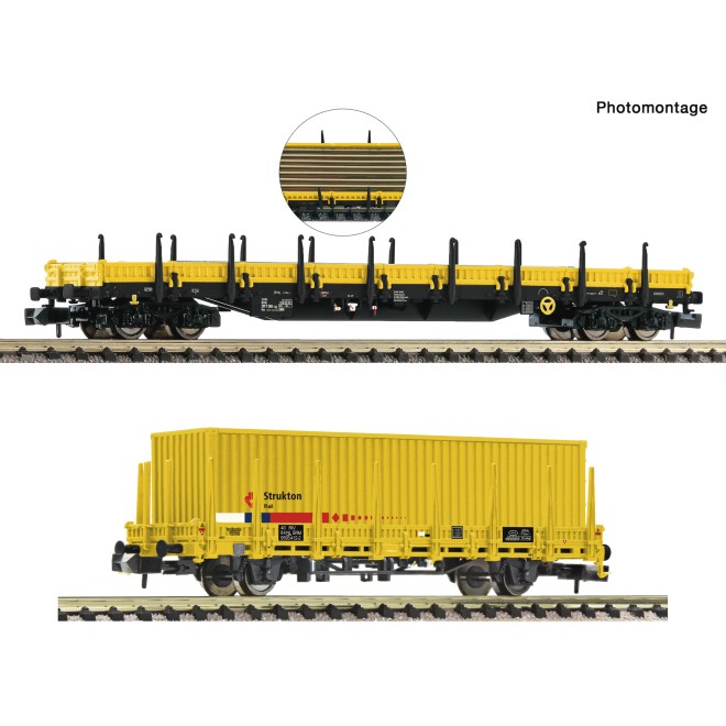Fleischmann 880908 - 2-tlg.Set Rungenwagen