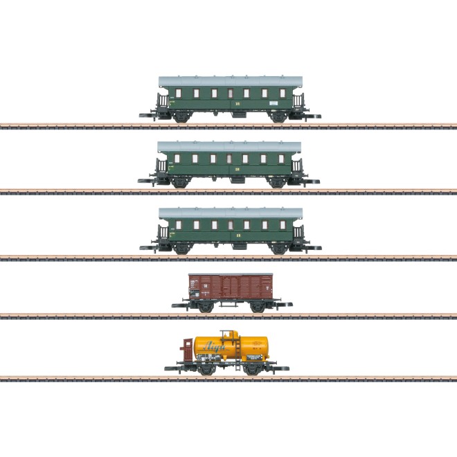 Märklin 87503 - Wagen-Set Rüganer Bäder-PmG D