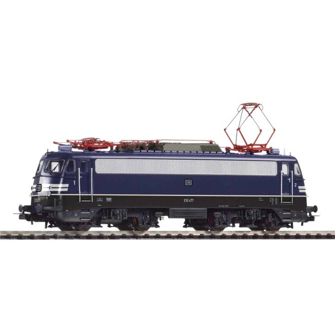 Piko 51969 - E-Lok/Sound E 10 477 m. Warnstreifen DB III + PluX22 Dec.