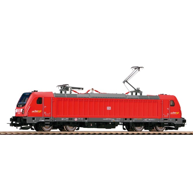 Piko 51975 - E-Lok/Sound BR 147 3 Löwen Takt DB AG VI + PluX22 Dec.