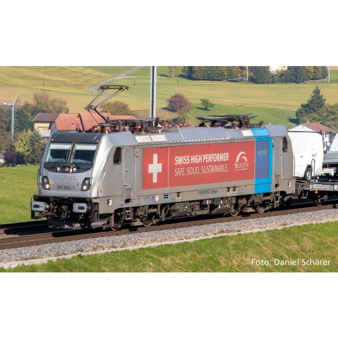 Piko 51984 - E-Lok/Sound 187 002 TX Logistik Railpool VI + PluX22 Dec.