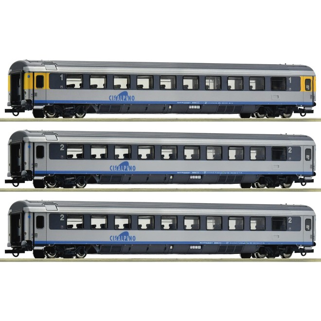 Roco 6200032 - 3er Set EC-Wagen Cisalpino #1