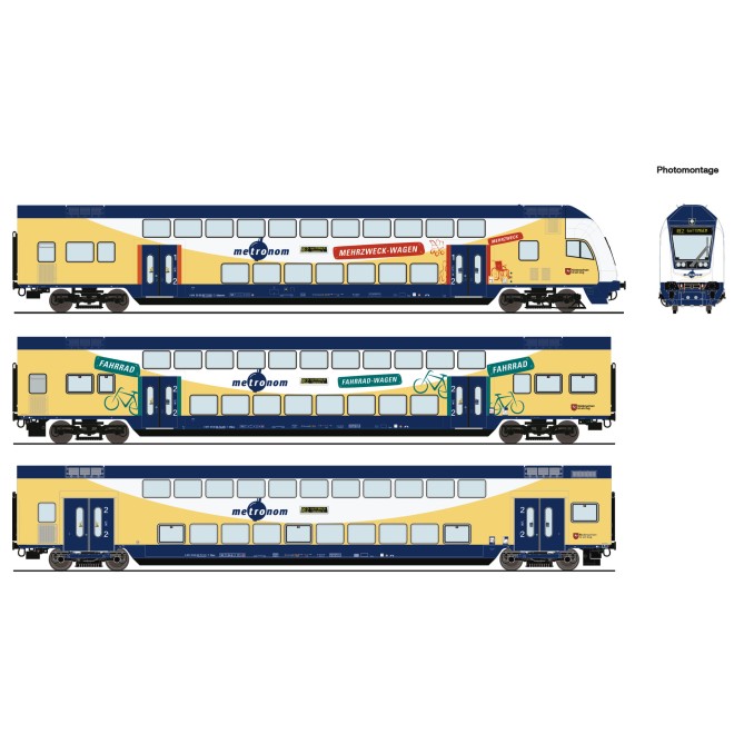 Roco 6220105 - 3er Set Dosto Metronom AC
