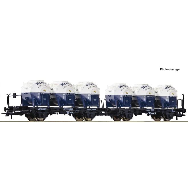 Roco 6600053 - Doppeltragw. DB "Birkel"