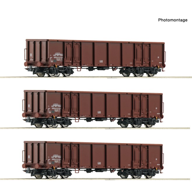 Roco 6600103 - 3er Set off.Güterwag. Eas DR