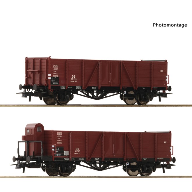 Roco 76289 - 2er Set off.Güterwag. DB