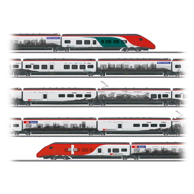 Märklin 39811 - Hochgeschwindigkeits-Triebzug RABe 501 Giruno