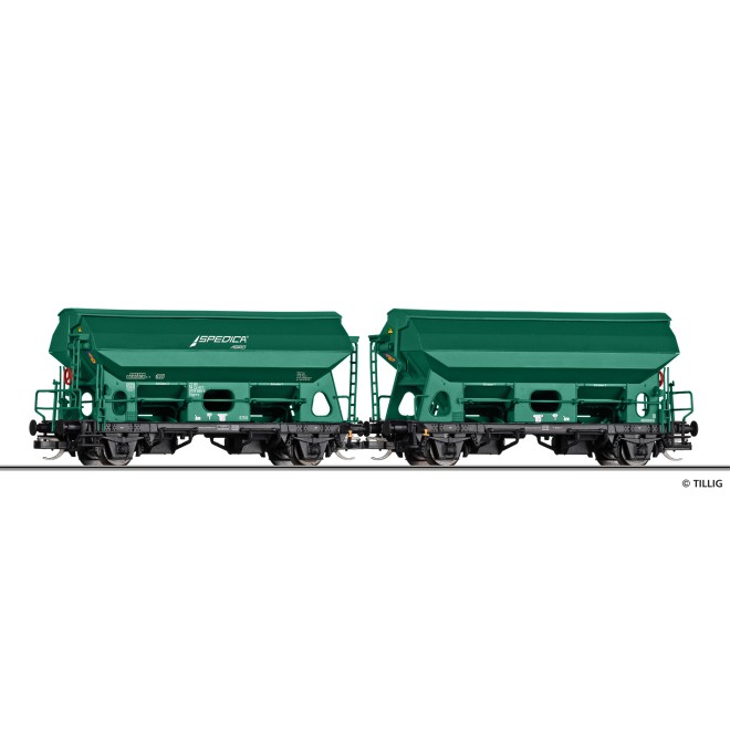 Tillig 01056 - Schwenkdachwagen-Einheit der Railco a.s. / Spedica Agro