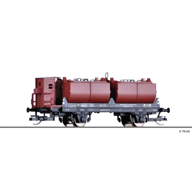 Tillig 14706 - Kalkkübelwagen der DB