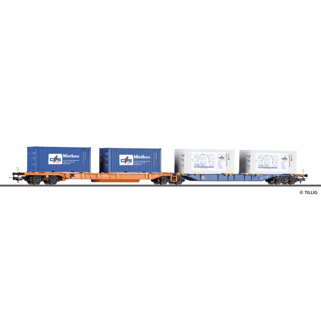 Tillig 77059 - Doppeltragwagen der DB AG