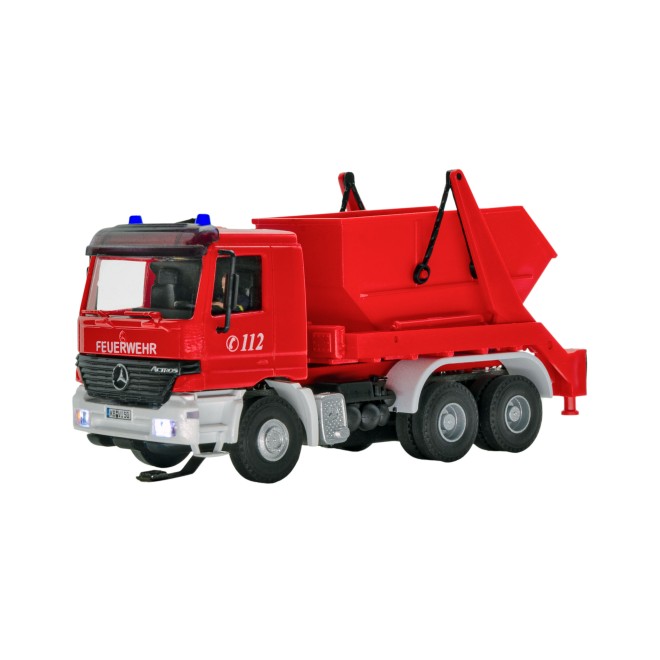 Viessmann 8053 - H0 Feuerwehr MB ACTROS 3-achs Absetzkipper mitRundumleuchten, Basis, Funktionsmodell