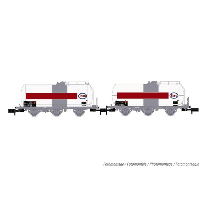 Arnold HN6610 - SNCF, 2-tlg. Set 3-achs. Kesselwagen Uh