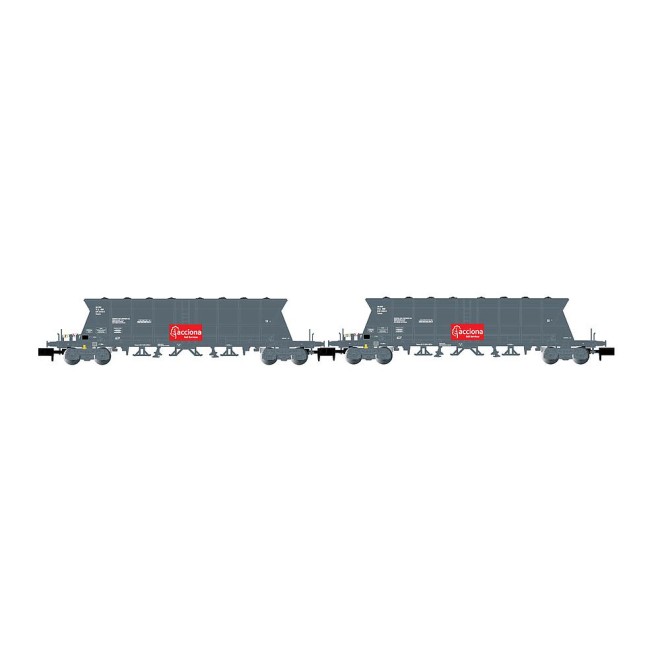Arnold HN6618 - ACCIONA, 2-tlg Set 4-achs. Selbstentladewagen Faoos