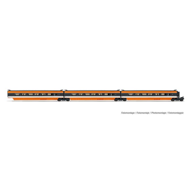Jouef HJ3015 - SNCF, 3-tlg. Ergänzungsset TGV Sud-Est