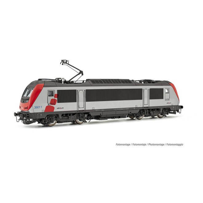 Jouef HJ2460S - Akiem, Zweisystem-Elektrolokomotive Astride BB 36011 in neuer Akiem-Farbgebung