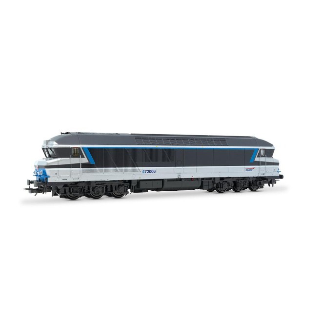 Jouef HJ2620 - SNCF, 6-achs. dieselelektrische Mehrzwecklokomotive CC 72006 Isabelle, Blau/Silber/Grau