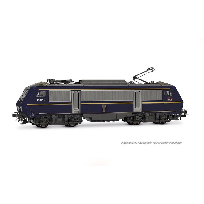 Jouef HJ2468S - SNCF, elektrische Zweisystemlokomotive BB 26019, Dunkelblaue, Trains Spéciaux