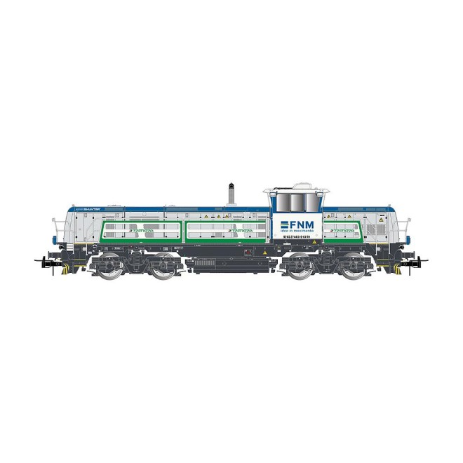 Rivarossi HR2924S - FNM/Trenord, Diesellokomotive EffiShunter 1000, Grau-Blau-Grün