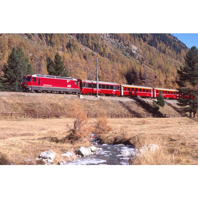 Bemo 1359109 - RhB Ge 4/4 III 649 Universallok "Lavin" Sound