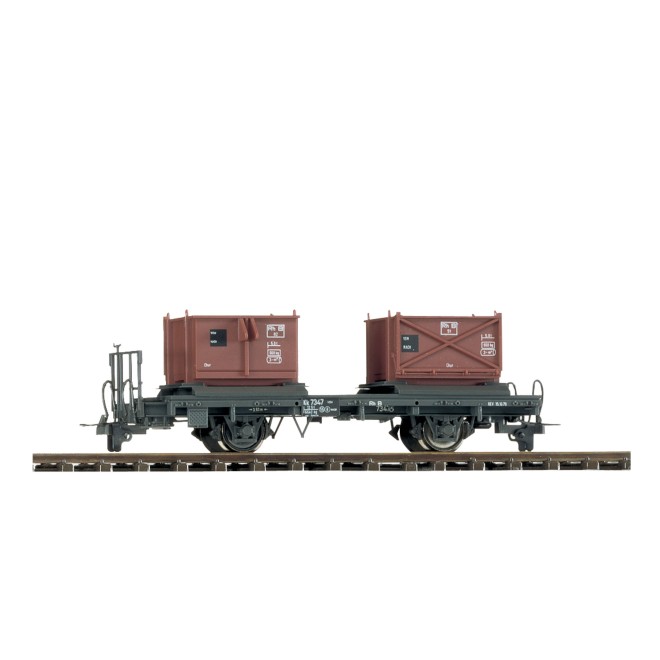 Bemo 2258106 - RhB Lbk 8646 Kieswagen